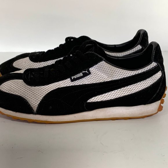 Puma Sport Sneaker 341789 04 Black White Fabric Size 11 main image 4